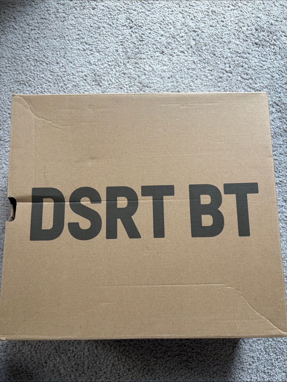 DSRT BT Box - Brown Cardboard Shoe Box